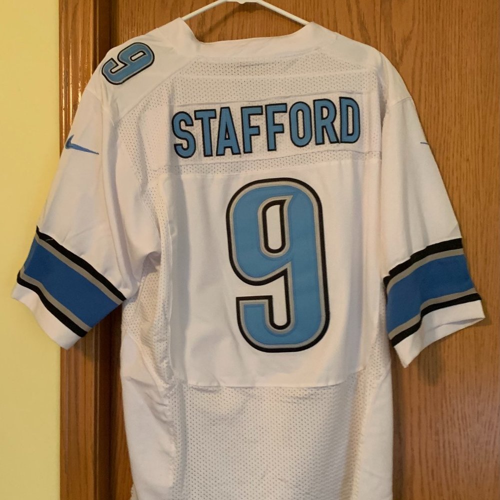 Nike Detroit Lions #9 Stafford Jersey - Special Stitched Graphics Edition XL